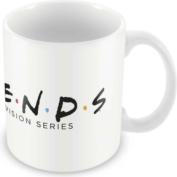 Productafbeelding Friends - Keramische mok in geschenkverpakking 350 ml (wit) (350 ml, 1 x)