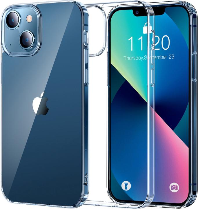 Produktbild UNIQ Accessory Handyhülle iPhone 14 - Premium Hardcase Schutzhülle Silikon Transparent (Apple iPhone 13, Apple iPhone 14)