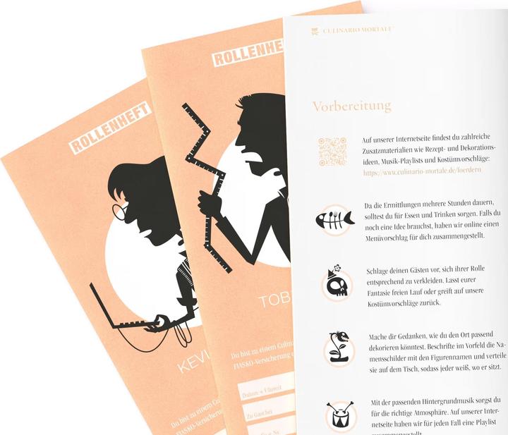 Produktbild Culinario Mortale Fördern, Feiern, Feuern - Krimidinner (Deutsch)