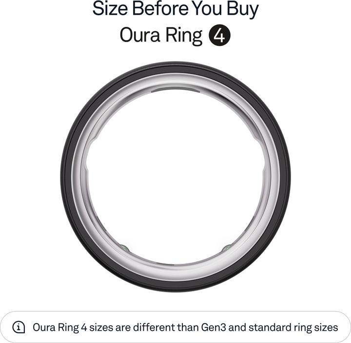Actual product image Oura Ring 4 (7, Stealth)