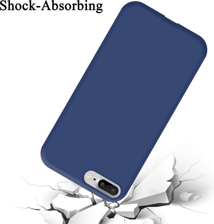 Immagine prodotto Cadorabo Copertura della cassa del silicone liquido TPU (Apple iPhone 7 Plus, Apple iPhone 7s Plus, Apple iPhone 8 Plus)