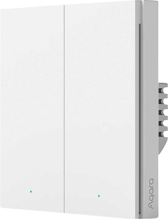 Produktbild Xiaomi Smart Wall Switch H1 Weiss With Neutral, Double Rocker (Zigbee)