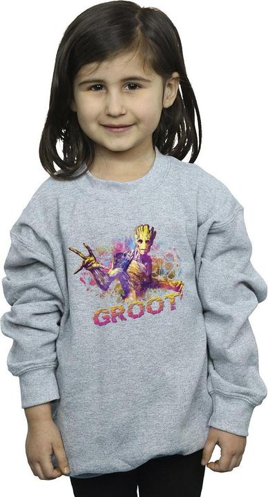 Produktbild Guardians Of The Galaxy Abstract Groot Sweatshirt Mädchen (140, 146)