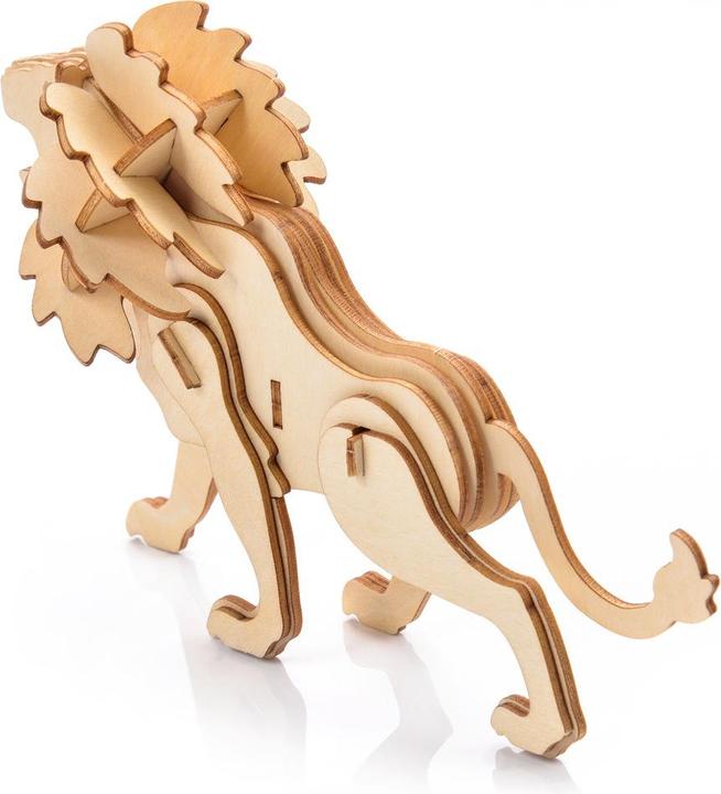 Image du produit Little Story Modèle de puzzle en bois 3D - Lion