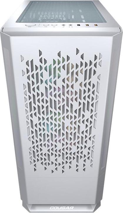 Actual product image Cougar Case MX430 Air RGB White, Midi Tower, PC, White, ATX, micro ATX, Mini-ITX, Gaming, HDD, Performance (ATX)