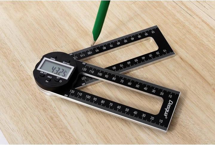 Actual product image Dasqua 1804-6771 Digital protractor for mitre saws 280 mm 360 ° 1 pc.