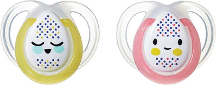 Produktbild Tommee Tippee silicone soother NIGHT STYLE, 0-6 months, 2 pcs., 43336103 (2 x, bis 6 Monate)