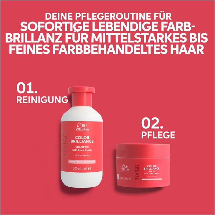 Actual product image Wella Invigo Color Brilliance Mask Fine to Medium Coloured Hair (30 ml)