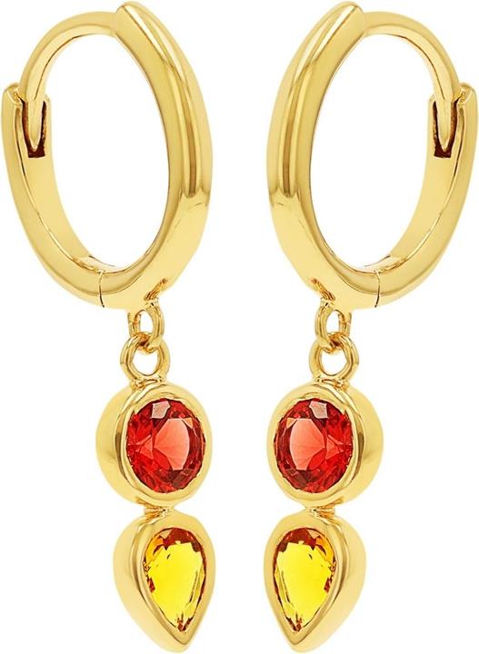 Actual product image S.Oliver Ear jewellery for ladies, 925 sterling silver, cubic zirconia synth. (Silver 925)