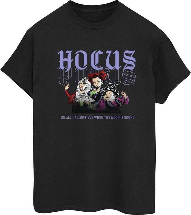 Actual product image Disney Womens/Ladies Hocus Pocus Hallows Eve Cotton Boyfriend T-Shirt (4XL)