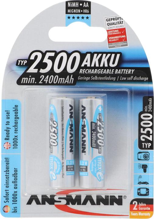 Actual product image Ansmann AA (2 pcs., AA, 2400 mAh)