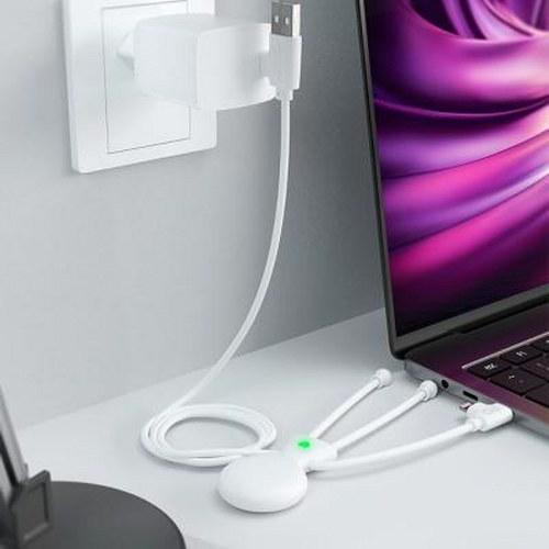 Image du produit Xoopar Câble de charge USB A C/Micro USB C Lightning (1 m, USB 3.2 Gen 1)