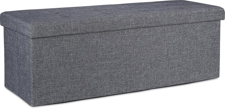 Actual product image Relaxdays Folding Storage Bench, Padded (110 cm)