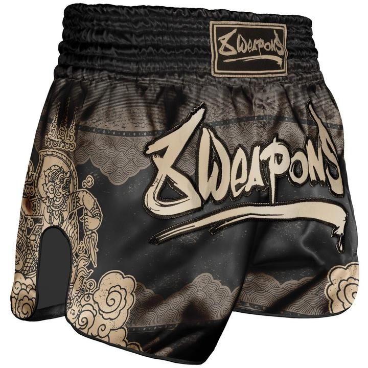 Immagine prodotto 8Weapons Muay Thai Shorts Hanuman Schwarz/Gold (S)