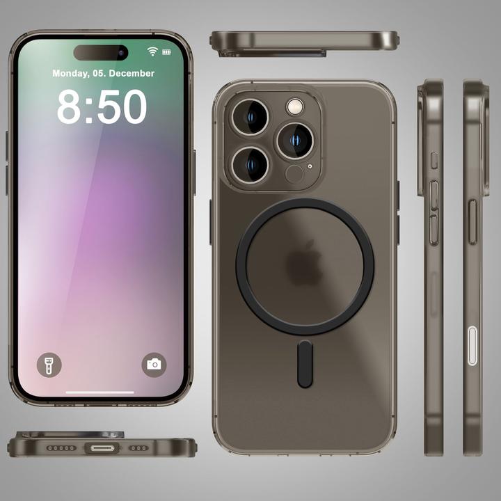 Actual product image Nalia Extremely thin 0.3mm hard case with MagSafe, matt cover (Apple iPhone 16 Pro)