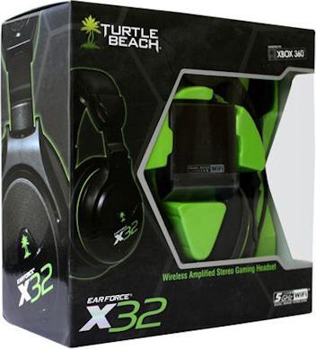 Actual product image Turtle Beach Ear Force X32 - Wireless Gaming Headset, XBOX360