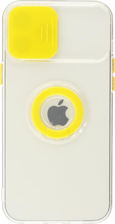 Actual product image PhoneLook Coque Caméra clapet avec anneau jaune (Apple iPhone 14 Pro)