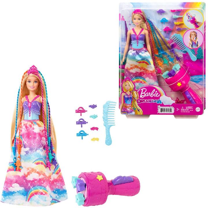 Actual product image Barbie Dreamtopia braided pass princess