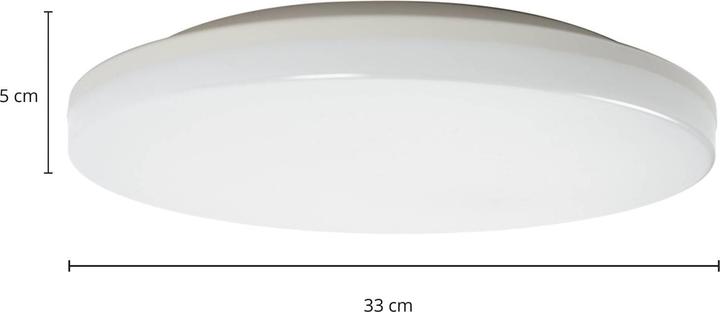Produktbild Prios Artin LED-Deckenlampe, Sensor, rund, 33 cm (2530 lm)