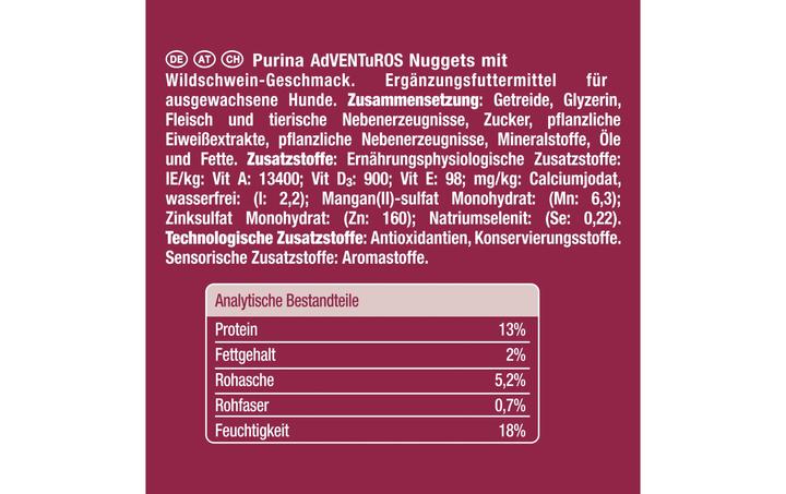 Etichetta energetica Adventuros Pepite (Adulto, 1 pz., 90 g)