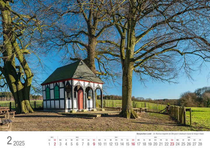 Bergisches Land 2025 Bildkalender A3 quer, spiralgebunden (A3, Harter Einband, Deutsch)