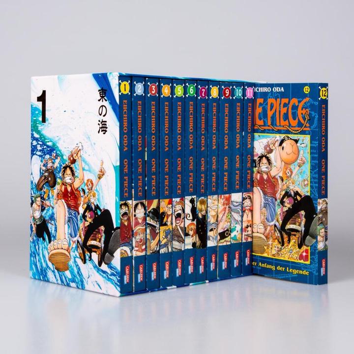 Produktbild One Piece Sammelschuber 1: East Blue (inklusive Band 1–12) (Deutsch, Eiichiro Oda, 2022)