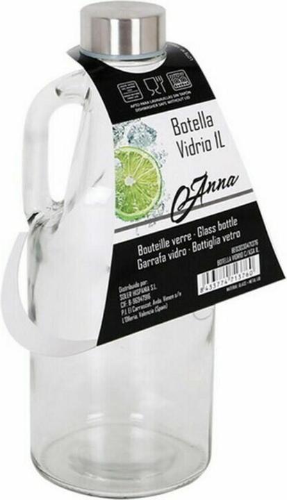 Actual product image Anna Glas-Flasche 1 L Glas (12 Stück) (1 l, 12 x)
