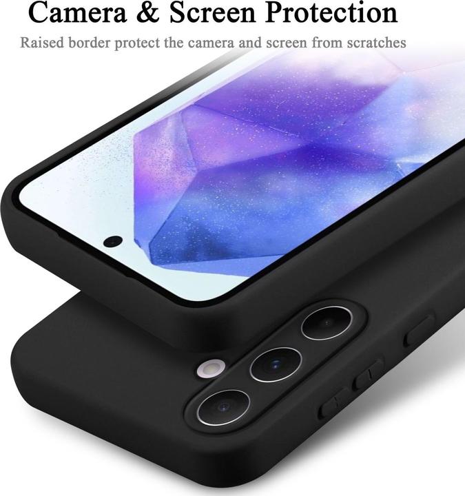 Actual product image Cadorabo Case for Samsung Galaxy A55 TPU in liquid protection silicone design (Samsung Galaxy A55)