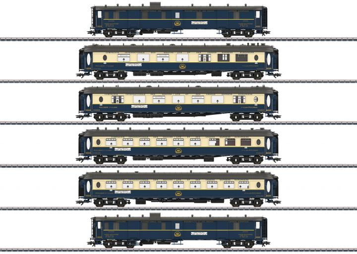 Produktbild Märklin 42470 H0 Pullmanwagen-Set „Edelweiss“ der CIWL (Spur IIG)