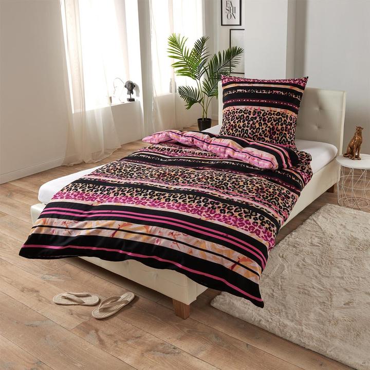 Actual product image Traumschlaf Leopard (Bedding set, 135x200 cm + 80x80 cm)