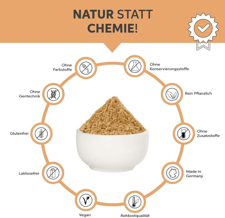 Actual product image Eltabia Organic camu camu powder in high doses with natural vitamin C from Brazil (Powder, 100 g)