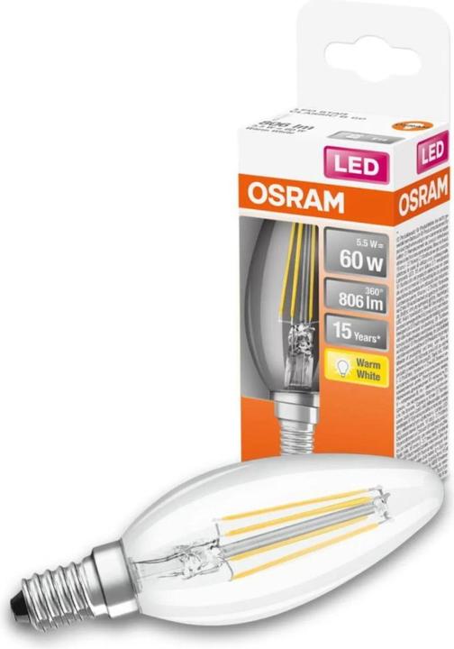 Image du produit Osram Star Classic B (E14, 6 W, 806 lm, 1 x, D)