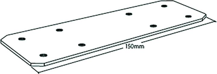 Hamotec Raccord de profilé pour rail de rideau