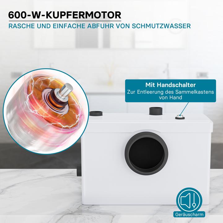 Produktbild Wiltec Toiletten-Abwasserpumpe