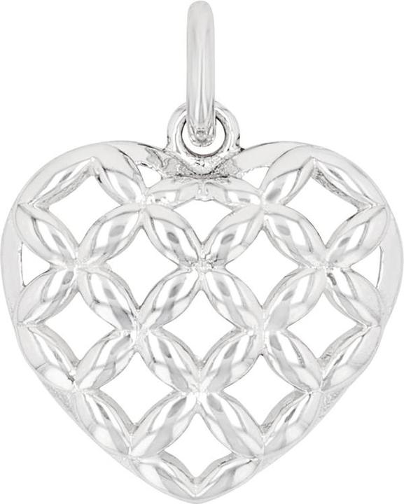Amor Anhänger für Damen, 925 Sterling Silber | Herz (Silber 925)