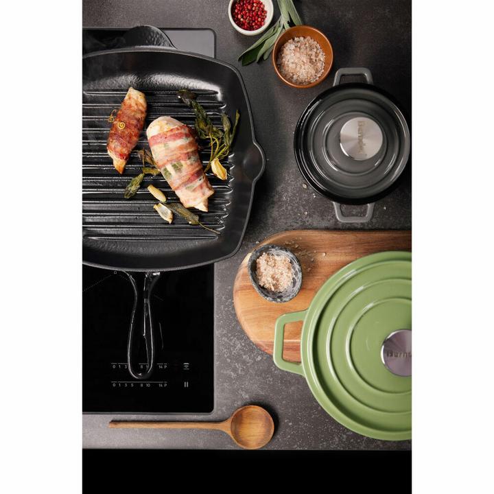 Image du produit Berndes Cocotte B.IRON Fonte ovale 31 x 24 cm 6 litres noir INDUCTION (Cocotte + faitout, Fonte)