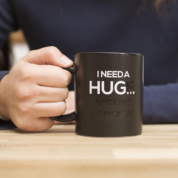 Image du produit Mugs Tasse "I need a Hug Mug" - mit Farbwechsel (300 ml, 1 x)