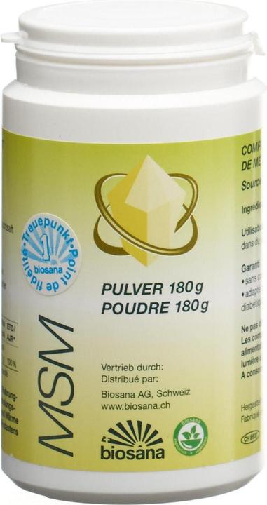 Image du produit Biosana Poudre de MSM méthylsufonylméthane (1 pièce(s), Poudre, 220 g)