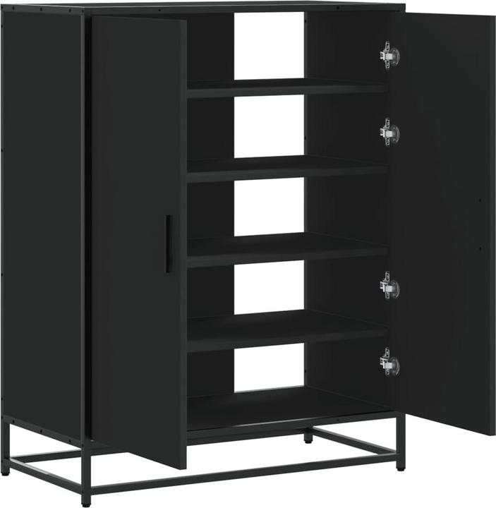 Produktbild VidaXL Schuhschrank Schuhregal Schuhablage Schuhaufbewahrung Flur Schwarz