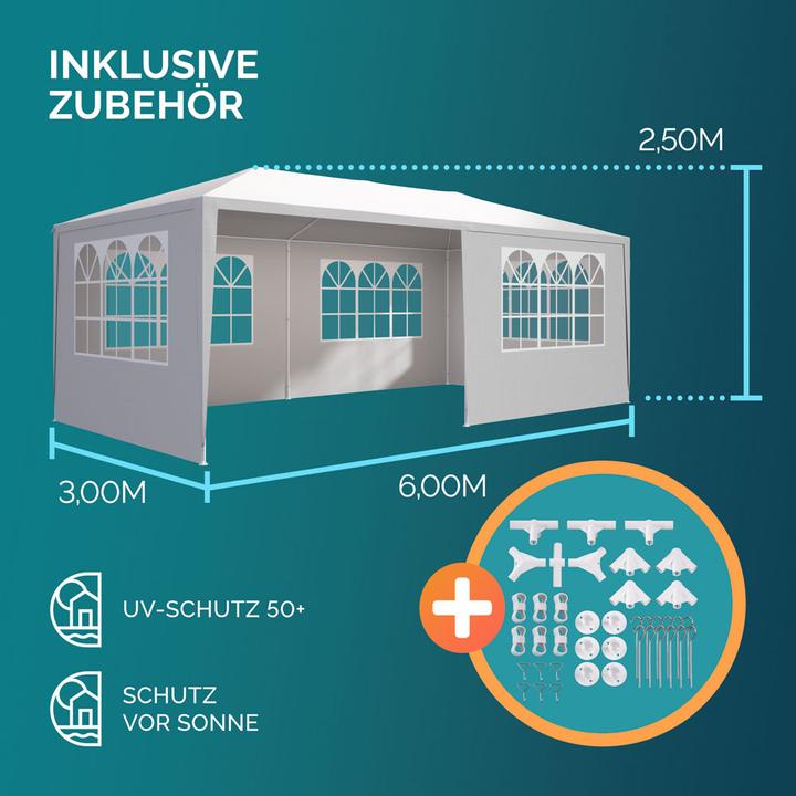 Produktbild Casaria Festzelt (600 cm, 300 cm)