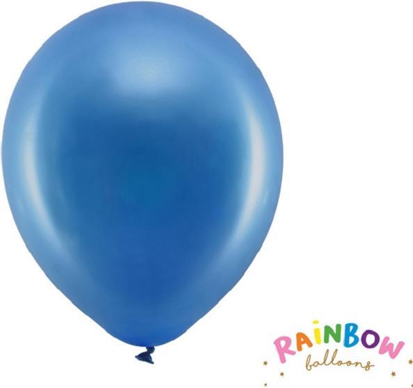 Produktbild Partydeco Ballons Royalblau Metallic