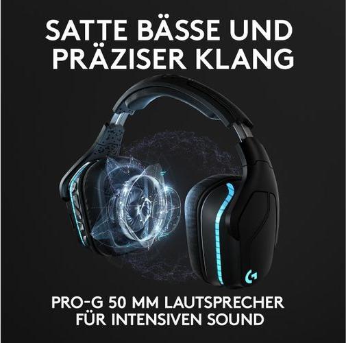 Produktbild Logitech G G935 Wireless 7.1 Surround Sound LIGHTSYNC für Gaming - 2,4 GHz - EMEA (Kabellos)
