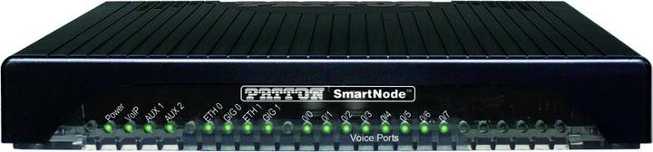 Produktbild Patton SmartNode 4141 VoIP Gateway, 8FXO, 8 VoIP calls 2x Gig Ethernet