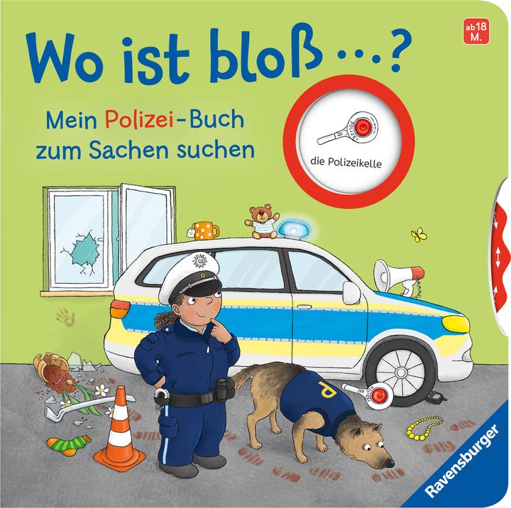 Productafbeelding Ravensburger Wo ist bloss...? Mein Polizei-Buch zum Sachen suchen (Duits)