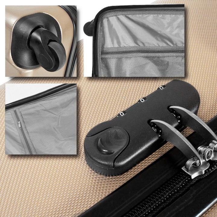 Actual product image tectake Hard case set 3 pcs. (95 l, M (50 - 90l), L (90 - 115l))