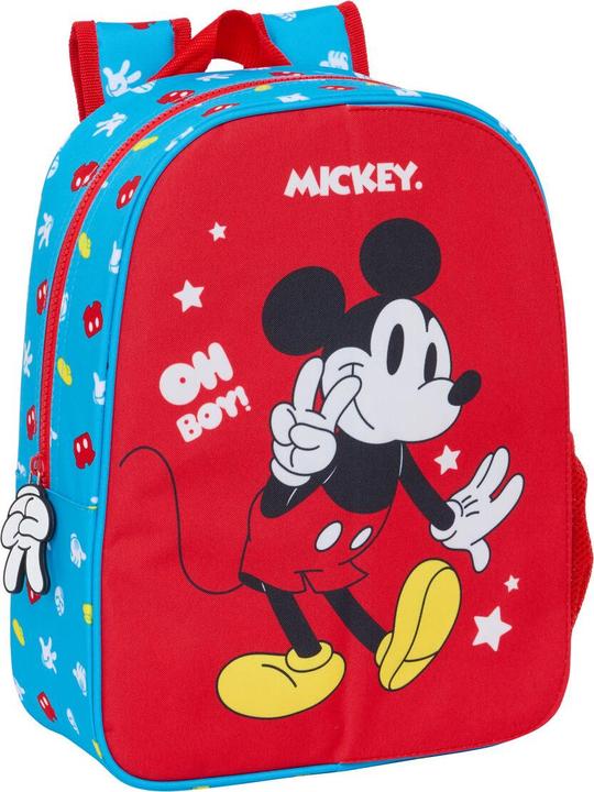 Mickey Mouse Club House Schulrucksack Mickey Mouse Clubhouse Fantastic Blau Rot 26 x 34 x 11 cm