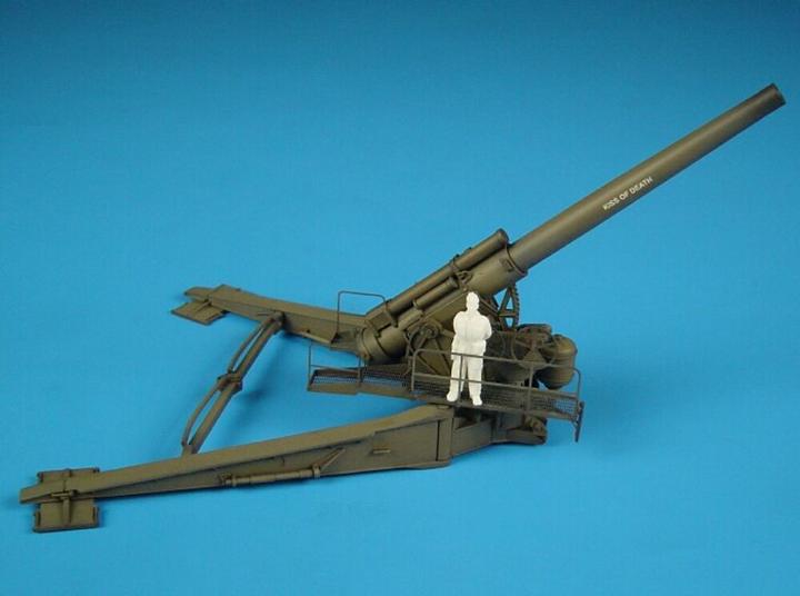 Actual product image Hauler M1 240mm howitzer IN FIRE POSITION