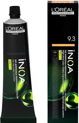 Produktbild L'Oréal Professionnel Dauerfärbung Inoa Color Nº 9.3 Extra helles Goldblond (60 g) (Extra helles Goldblond)