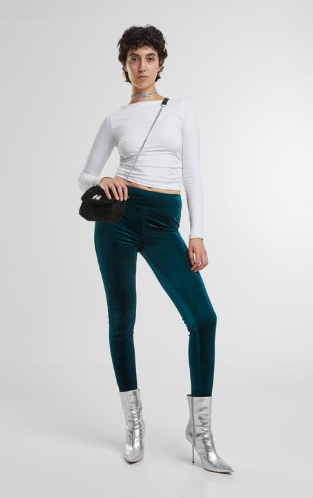 Image du produit Urban Classics Leggings femme taille haute en velours (5XL)