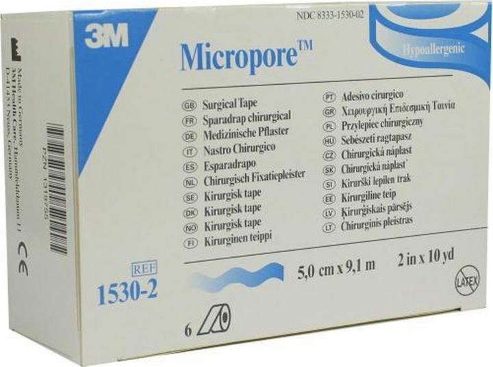 Image du produit 3M MICROPORE BLANC 9.10MX5.00CM (6 x)